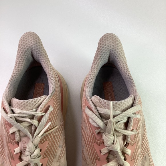 HOKA ONE ONE Clifton 9 Womens Shoes Size 9.5 Color: Sandstone/Cream main image 2